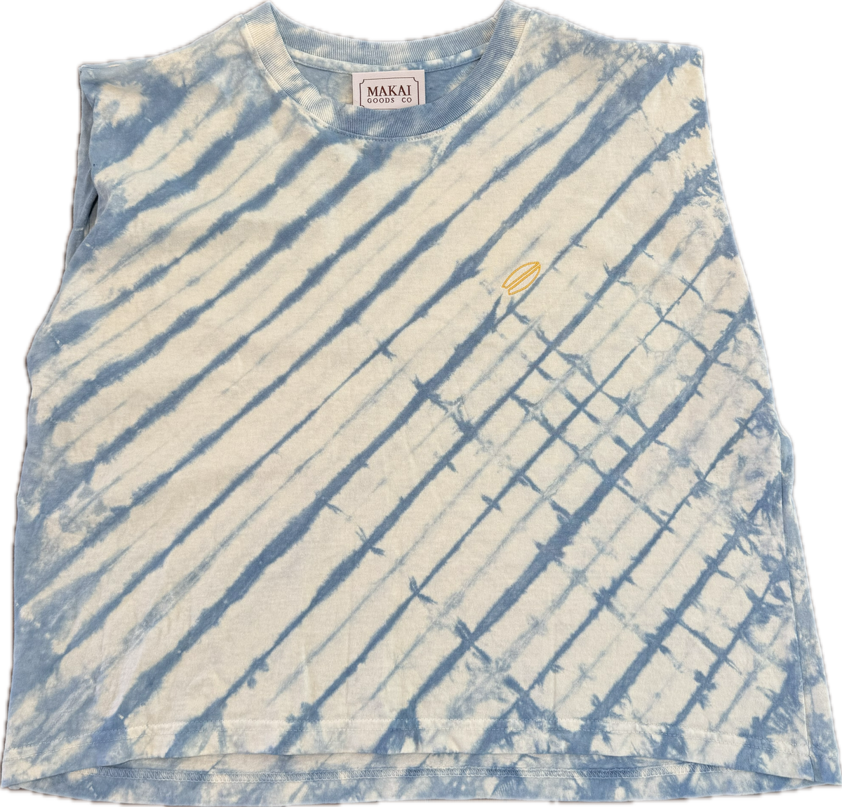 Surfer Sleeveless Tee in Ocean